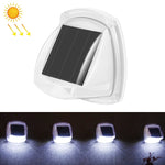 Đèn tường sân ngoài trời năng lượng mặt trời 8 LED chống nước, ánh sáng trắng, ánh sáng ấm