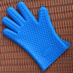 2 chiếc găng tay kẹp đĩa cách nhiệt silicone dùng cho lò nướng và lò vi sóng, màu xanh dương, xanh lá, vàng, hồng, tím, cam