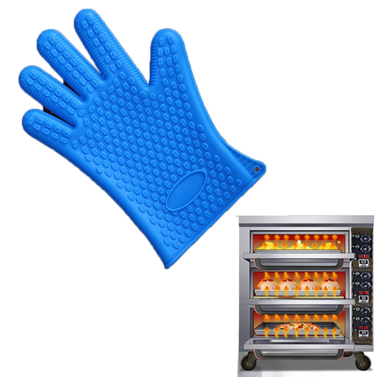 2 chiếc găng tay kẹp đĩa cách nhiệt silicone dùng cho lò nướng và lò vi sóng, màu xanh dương, xanh lá, vàng, hồng, tím, cam