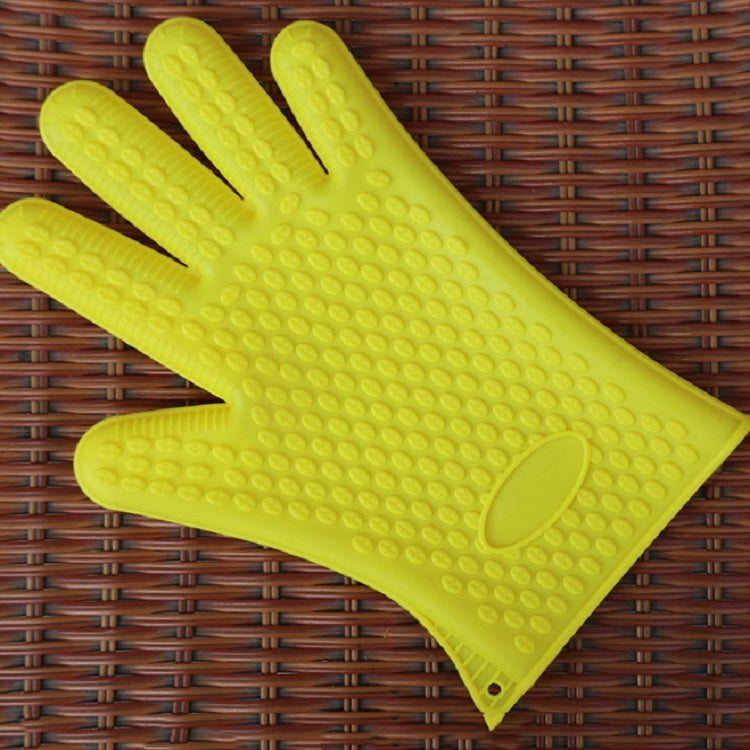 2 chiếc găng tay kẹp đĩa cách nhiệt silicone dùng cho lò nướng và lò vi sóng, màu xanh dương, xanh lá, vàng, hồng, tím, cam
