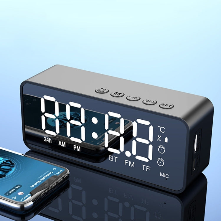Loa Bluetooth Báo Thức Gương Mini ZXL-G50 Hỗ Trợ Thẻ TF, ZXL-G50 Đen, ZXL-G50 Trắng, ZXL-G50 Hồng