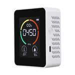 Máy đo CO2 hiển thị nhiệt độ độ ẩm, máy phát hiện chất lượng không khí CO2, 3 trong 1 bán dẫn