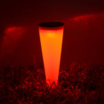 Đèn tường hình nón tròn năng lượng mặt trời N231 cho cảnh quan vườn ngoài trời, kiểu:, đèn dây, ánh sáng nhiều màu