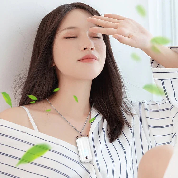 Máy Lọc Không Khí Ion Âm Đeo Cổ, Máy Lọc Không Khí Đeo Cổ
