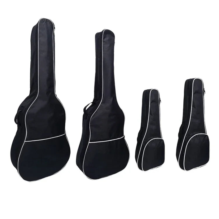 Ba lô vải Oxford có lớp đệm bông, thông số:, dành cho đàn guitar 38 inch, dành cho đàn ukulele 21 inch, dành cho đàn ukulele 23 inch
