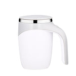 Cốc trộn cà phê tự động từ thép không gỉ A223, Trắng, Nâu