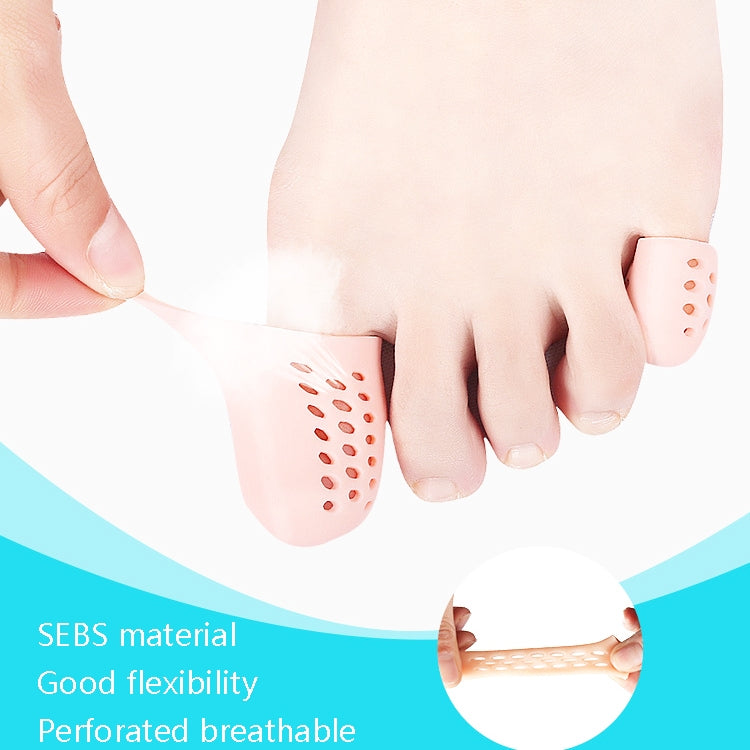Bộ bảo vệ ngón chân cao gót có lỗ, chống mài mòn, chống đau, cỡ XS, S, M, L
