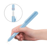 Hộp bút cảm ứng tự động thu vào nhấp đôi cho Apple Pencil 2, Màu xám, Trắng Ngọc, Hồng, Xanh Quân Đội, Xám Không Gian Sâu, Xanh Dương, Xanh Cỏ, Tím