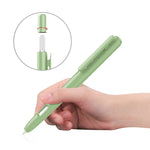 Hộp bút cảm ứng tự động thu vào nhấp đôi cho Apple Pencil 2, Màu xám, Trắng Ngọc, Hồng, Xanh Quân Đội, Xám Không Gian Sâu, Xanh Dương, Xanh Cỏ, Tím