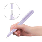 Hộp bút cảm ứng tự động thu vào nhấp đôi cho Apple Pencil 2, Màu xám, Trắng Ngọc, Hồng, Xanh Quân Đội, Xám Không Gian Sâu, Xanh Dương, Xanh Cỏ, Tím
