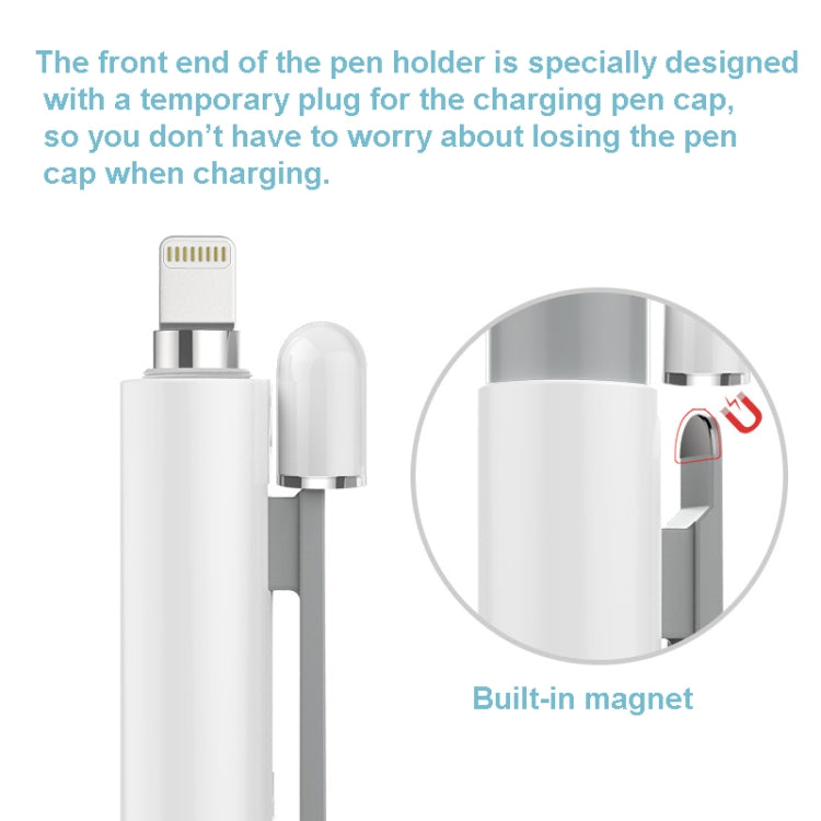 Hộp bút cảm ứng tự động thu vào nhấp đôi cho Apple Pencil 2, Màu xám, Trắng Ngọc, Hồng, Xanh Quân Đội, Xám Không Gian Sâu, Xanh Dương, Xanh Cỏ, Tím