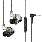 Tai nghe có dây in-ear HiFi subwoofer QKZ AK6 PRO có mic, nhiều màu, đen, trắng, xanh lá
