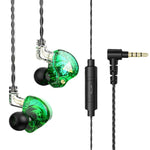 Tai nghe có dây in-ear HiFi subwoofer QKZ AK6 PRO có mic, nhiều màu, đen, trắng, xanh lá