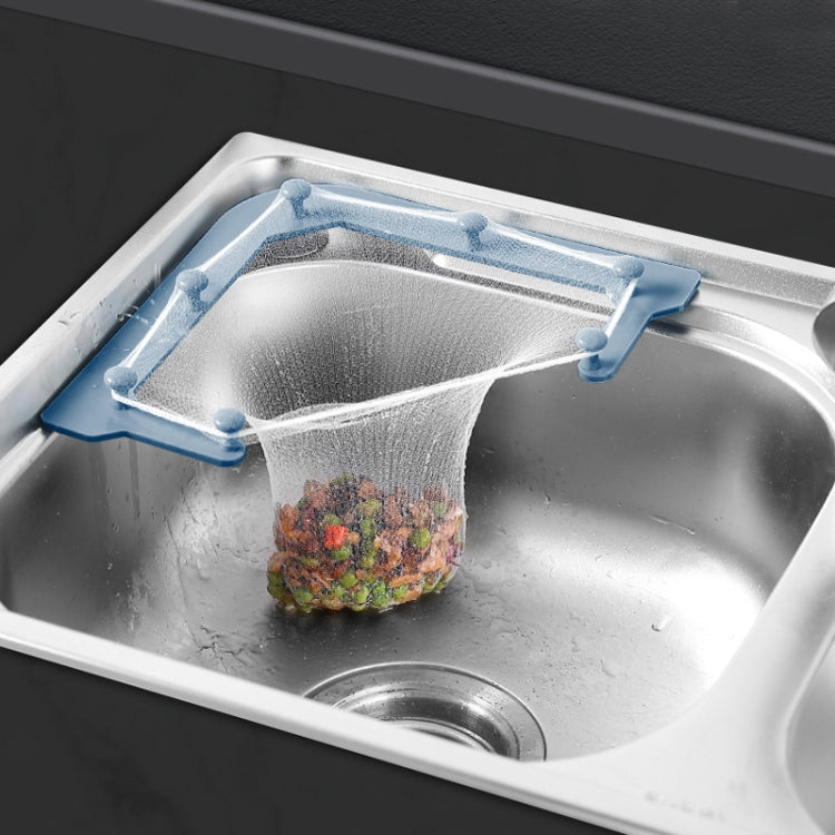 Giá lưới treo hình tam giác cho bồn rửa bát VIB-888, màu xanh dương, xám, trắng, xanh đậm