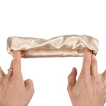 Bộ 3 cái mũ chăm sóc tóc dài + khăn turban + vòng tóc, đỏ, xanh dương, tím, đen, trắng, cam, đỏ hồng, bạc, champagne, xanh hồ