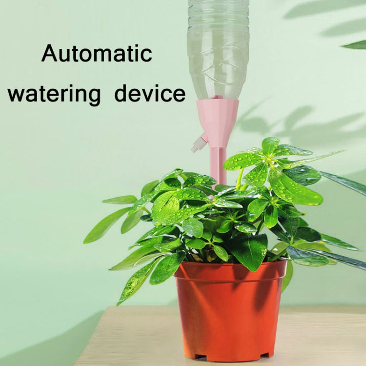 Bộ 10 thiết bị tưới nhỏ giọt tự động điều chỉnh cho cây trồng trong nhà, màu hồng, xanh lá, trắng be