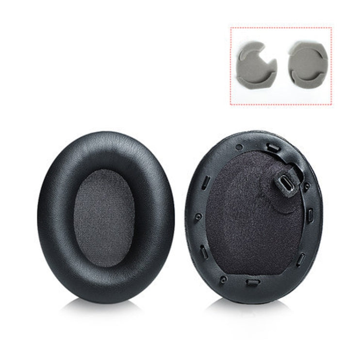 2 cái bọc da tai nghe cho Sony 1000XM4, màu đen có khóa, champagne có khóa, da protein đen không khóa, da cừu đen không khóa, da cừu champagne không khóa