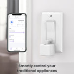 Fingerbot-01 nút điều khiển đa năng thông minh Bluetooth, màu Trắng, Đen