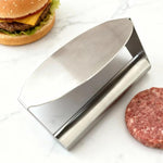 Máy ép thịt làm hamburger bằng thép không gỉ, kích thước: tròn, tròn, vuông