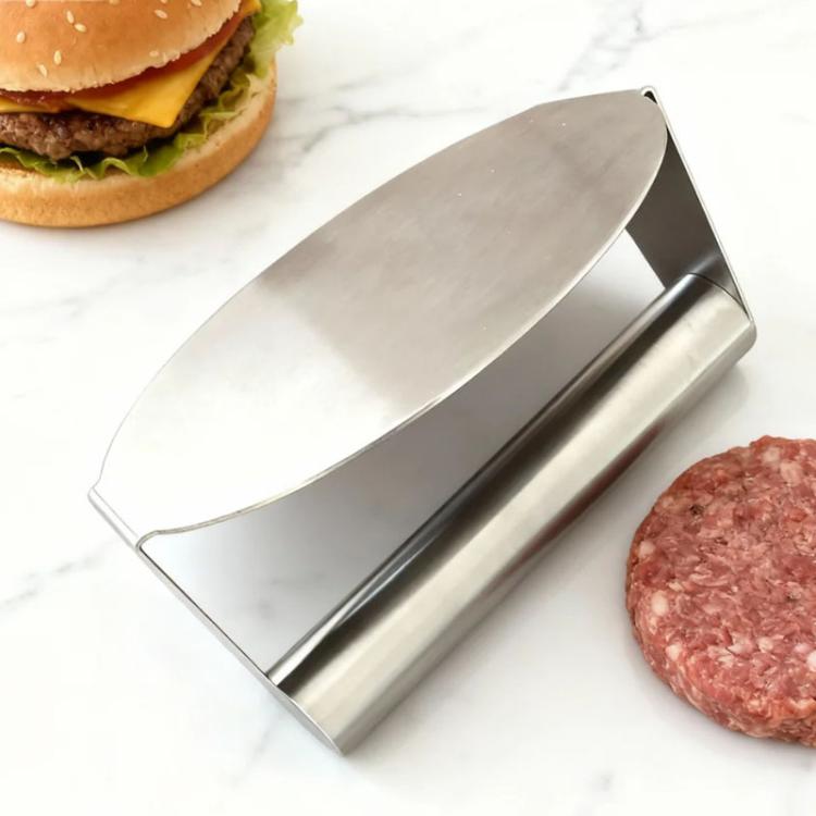 Máy ép thịt làm hamburger bằng thép không gỉ, kích thước: tròn, tròn, vuông