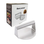 Máy ép thịt làm hamburger bằng thép không gỉ, kích thước: tròn, tròn, vuông
