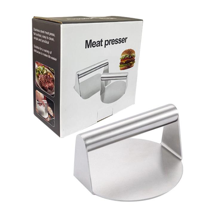 Máy ép thịt làm hamburger bằng thép không gỉ, kích thước: tròn, tròn, vuông
