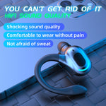 Tai nghe thể thao không dây Bluetooth 5.1 gắn tai F8, Tai nghe đơn (Đen), Tai nghe đơn (Trắng), Tai nghe đơn (Đen+Đỏ), Tai nghe đơn (Đen+Xanh dương), Tai nghe đơn (Đen+Xanh lá)