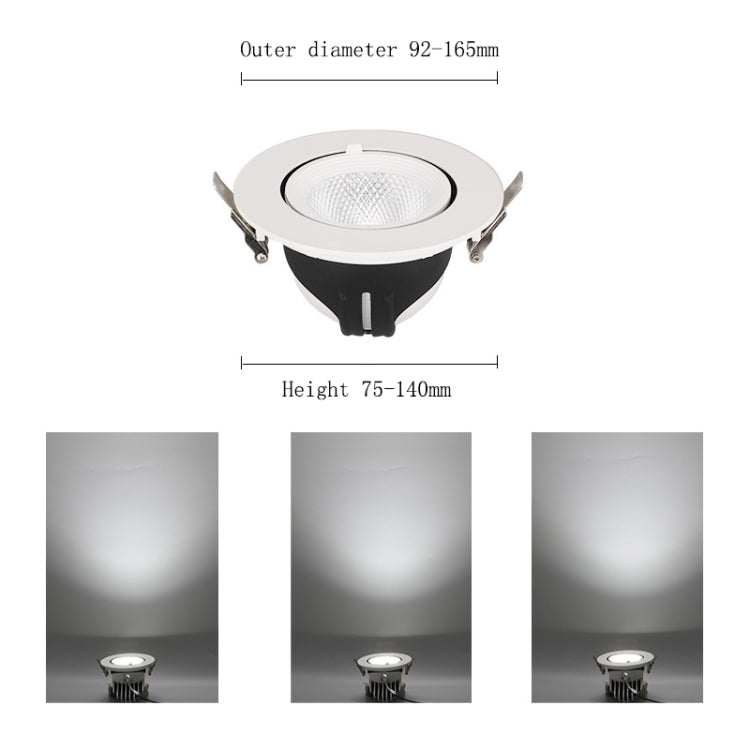 Đèn trồng cây LED phổ đầy đủ, công suất 10w lỗ cắt 80mm, 15w lỗ cắt 95mm, 20w lỗ cắt 120mm, 30w lỗ cắt 150mm, 35w lỗ cắt 150mm, 40w lỗ cắt 150mm