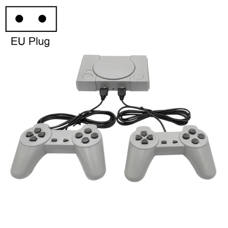 Máy Chơi Game TV Mini 8-Bit Hai Người Chơi Tích Hợp 620 Trò Chơi, PS1 mini (Phích Cắm EU)