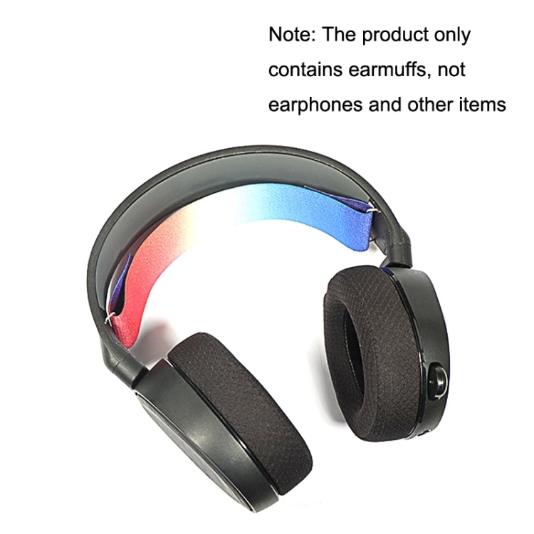 2 chiếc đệm tai nghe mút bọt biển cho Steelseries Arctis Pro / Arctis 3 / 5 / 7 (Da xám đen), TBD0601869701B, TBD0601869701C, TBD0601869701D, TBD0601869701E, TBD0601869701F, TBD0601869701G, TBD0601869701H, TBD0601869701J, TBD0601869701A