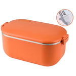 Hộp cơm giữ nhiệt 48W 1L bằng thép không gỉ 304 có thể cắm điện, phích cắm Mỹ, phích cắm ô tô 12V, phích cắm EU, phích cắm Anh