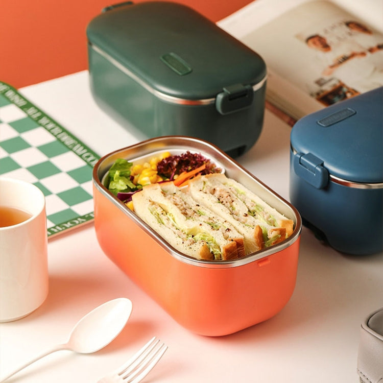 Hộp cơm giữ nhiệt 48W 1L bằng thép không gỉ 304 có thể cắm điện, phích cắm Mỹ, phích cắm ô tô 12V, phích cắm EU, phích cắm Anh