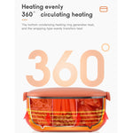 Hộp cơm giữ nhiệt 48W 1L bằng thép không gỉ 304 có thể cắm điện, phích cắm Mỹ, phích cắm ô tô 12V, phích cắm EU, phích cắm Anh