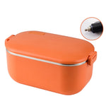 Hộp cơm giữ nhiệt 48W 1L bằng thép không gỉ 304 có thể cắm điện, phích cắm Mỹ, phích cắm ô tô 12V, phích cắm EU, phích cắm Anh