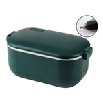 Hộp cơm giữ nhiệt 48W 1L bằng thép không gỉ 304 có thể cắm điện, phích cắm Mỹ, phích cắm ô tô 12V, phích cắm EU, phích cắm Anh