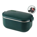 Hộp cơm giữ nhiệt 48W 1L bằng thép không gỉ 304 có thể cắm điện, phích cắm Mỹ, phích cắm ô tô 12V, phích cắm EU, phích cắm Anh