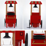 1200W Automatic Trolley Electric Popcorn Machine, 220V EU  Plug, 110V US Plug