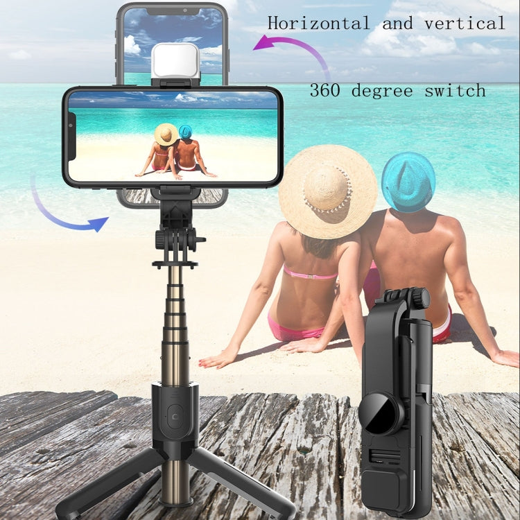 Gậy tự sướng Bluetooth CYKE L11S có đèn làm đẹp và chân đế livestream, L11S
