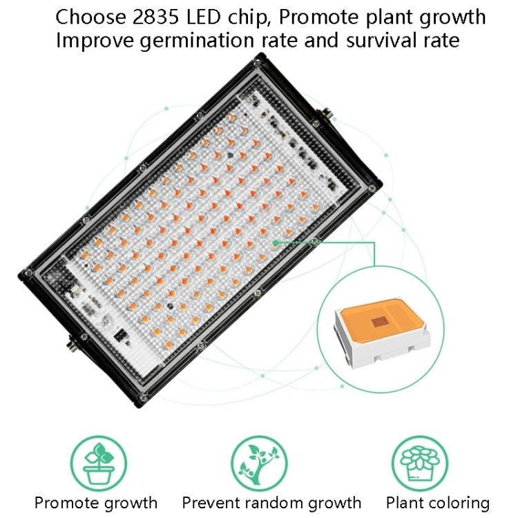 Đèn trồng cây LED phổ đầy đủ chống nước, đèn phát triển 3 dây 24 hạt 25W