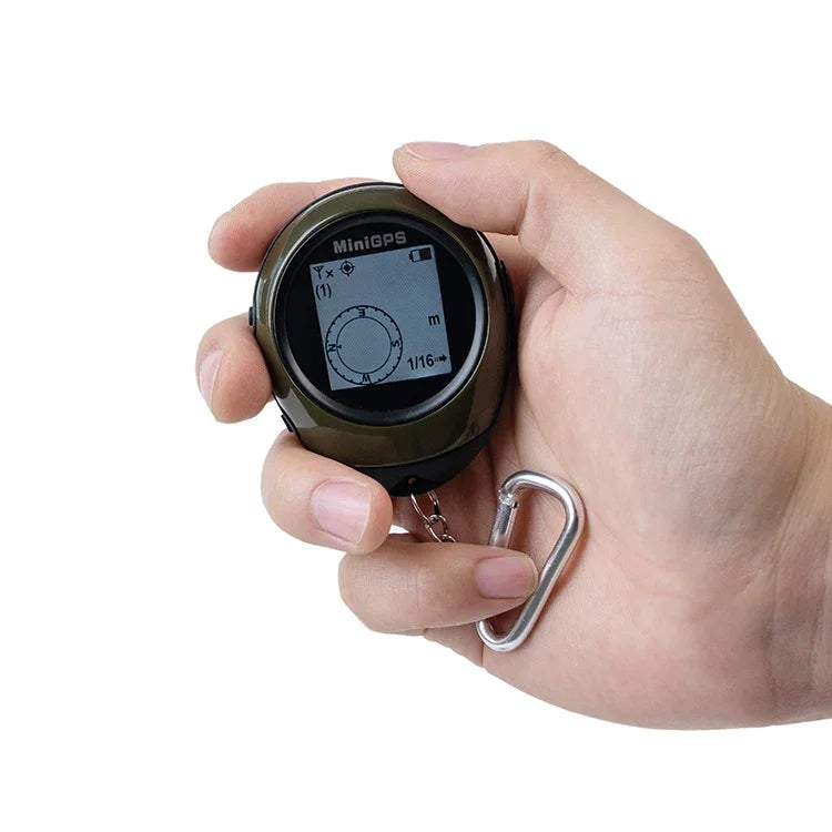 Thiết bị định vị GPS mini la bàn leo núi ngoài trời, KH-12