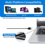 Micro condenser cần gập để bàn MI520 cho máy tính, phiên bản USB có đèn RGB thở