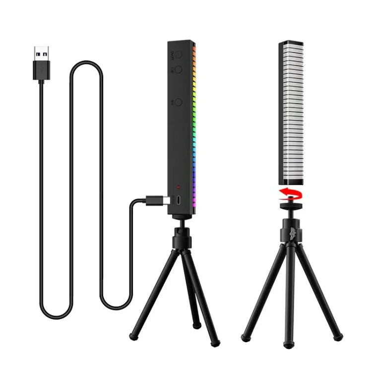 Đèn không gian 3D nhạc trên bàn, cắm USB, sạc USB