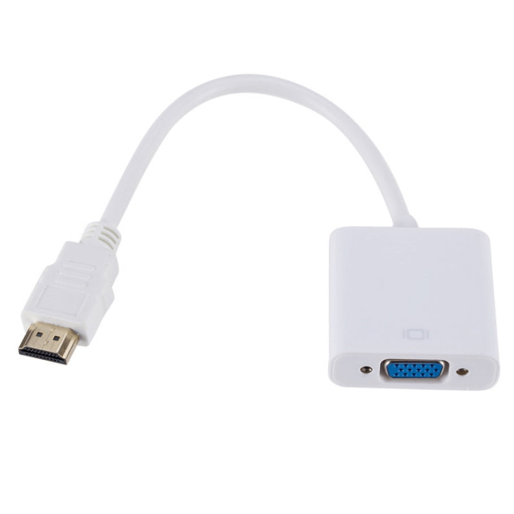 Bộ chuyển đổi HDMI sang VGA ZHQ007 HD 1080P, màu trắng, đen