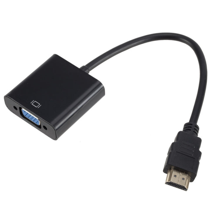 Bộ chuyển đổi HDMI sang VGA ZHQ007 HD 1080P, màu trắng, đen