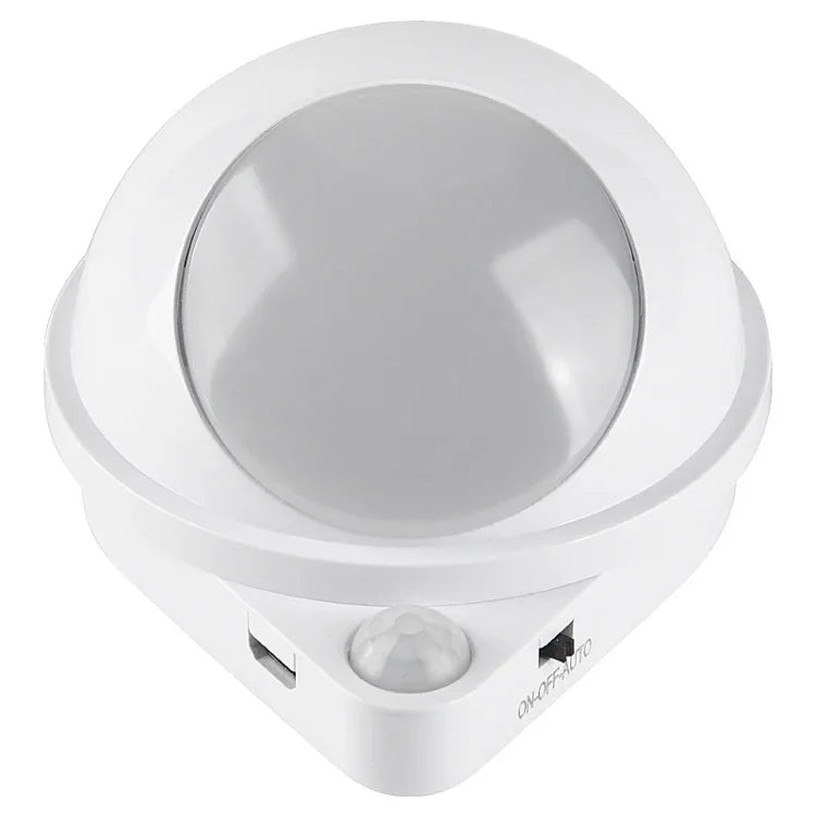 Đèn cầu thang tự động sạc LED DMK-022PL, ánh sáng vàng, ánh sáng trắng