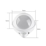 Đèn cầu thang tự động sạc LED DMK-022PL, ánh sáng vàng, ánh sáng trắng