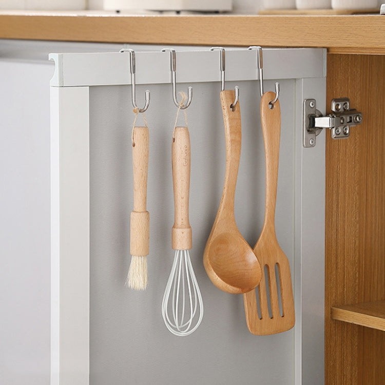 Bộ 5 cái móc đôi hình chữ S bằng thép không gỉ cho áo khoác và móc cửa ngăn kéo phía sau, móc đôi hình chữ S