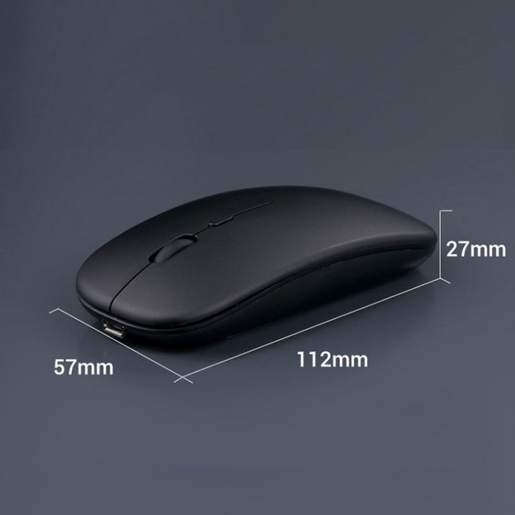 Chuột không dây phát sáng nhiều màu C7002 2400DPI 4 phím, 2.4G màu trắng, vàng hồng, đen, bạc xám, chế độ kép màu trắng, đen, bạc, vàng