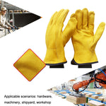 1 đôi găng tay làm vườn ngoài trời bằng da bò JJ-1011 chống mài mòn, size: M, L, XL