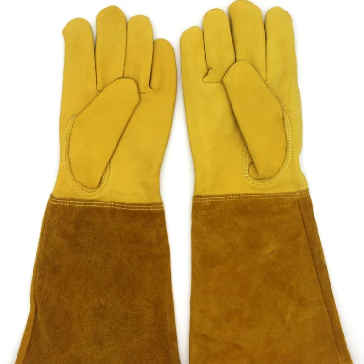 1 đôi găng tay da thật chống đâm, chống cắt cho làm vườn JJ-GD305, kích cỡ: S, M, L, XL
